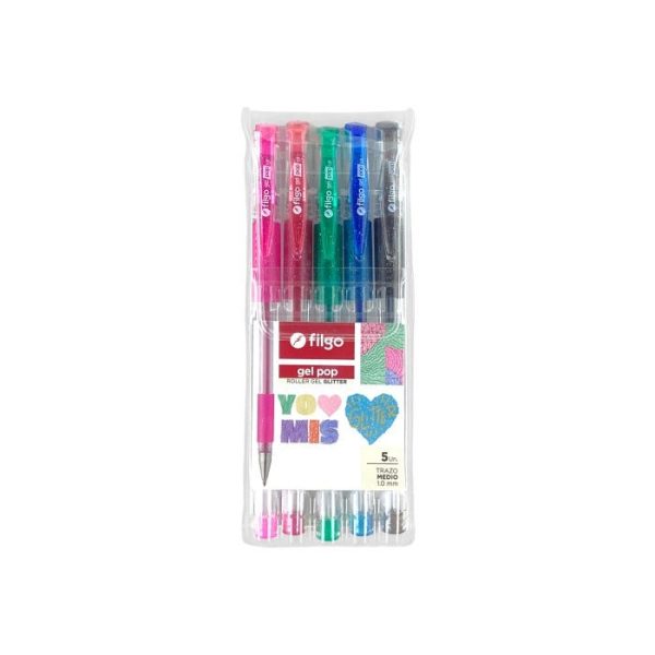 BOLIGRAFO DE COLORES 5PZAS