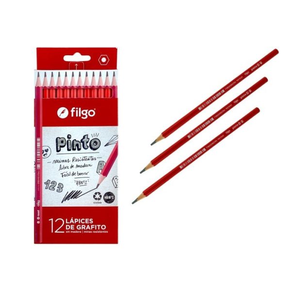 LAPIZ HB 12PZAS 18CM