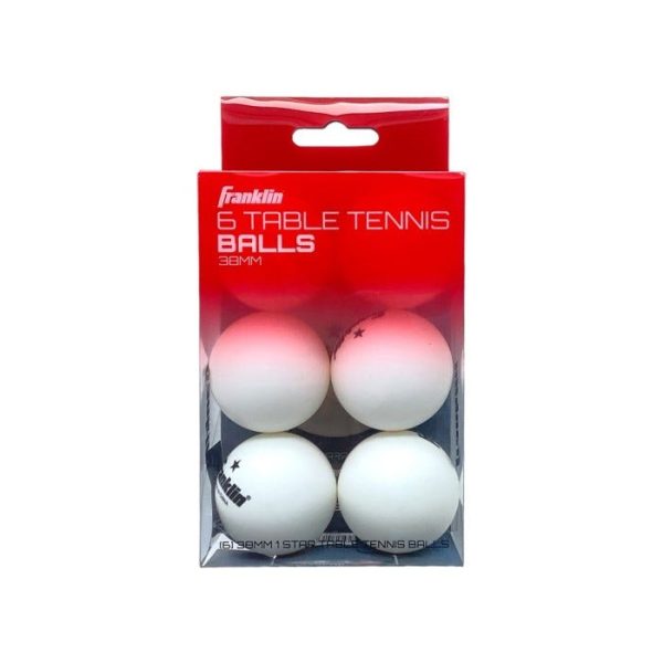 PELOTAS DE PING PONG 6PZAS 38MM
