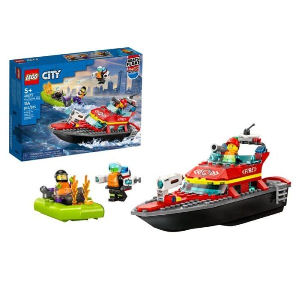 LEGO CITY LANCHA DE RESCATE DE BOMBEROS