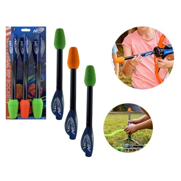 NERF FLECHAS DE ESPUMA REPUESTO 3PZAS 27CM