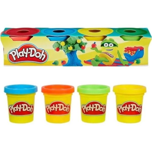 PLAY DOH PLASTILINA MINI EMPAQUE X 4