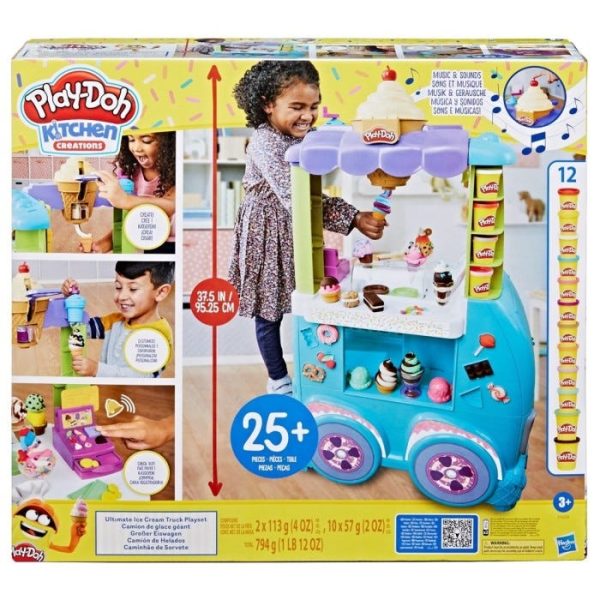 PLAY DOH ULTIMATE ICE CREAM TRUCK PLAYSET