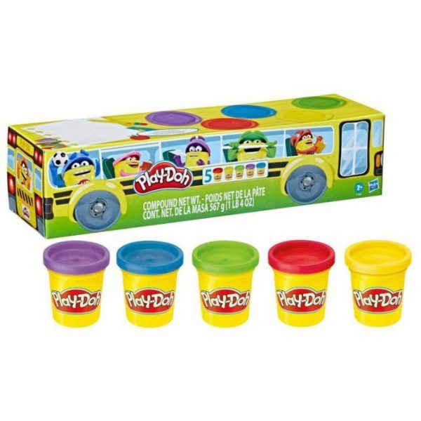 PLAY DOH PLASTILINA PAQUETE X 5