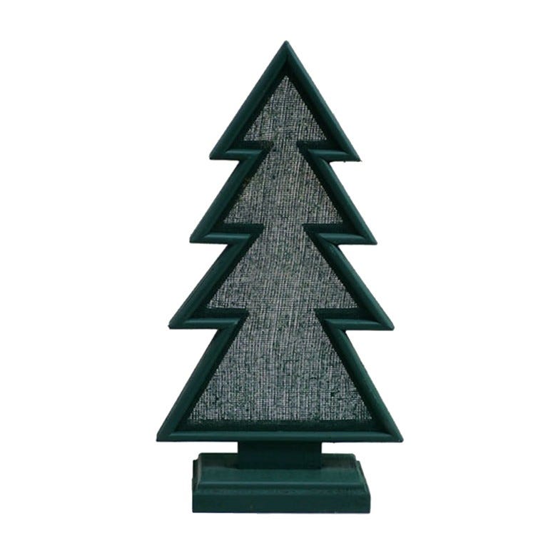 ADORNO ARBOL 21X39CM VERDE