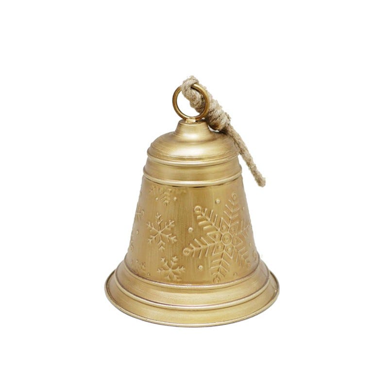 CAMPANA 19X22CM DORADO