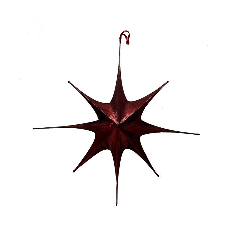 ESTRELLA DECO 70CM ROJO