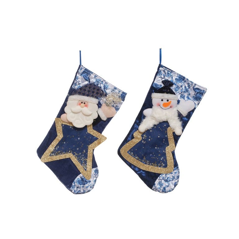 BOTA SANTA HNIE 29X46CM AZUL S2
