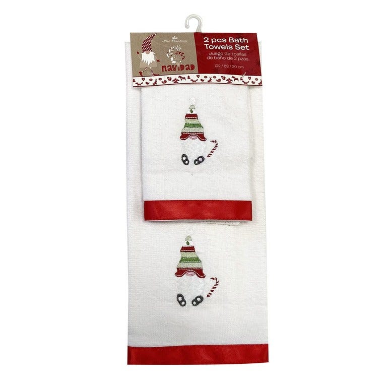 JGO 2 TOALLAS DBANO 6130CM BLANCO