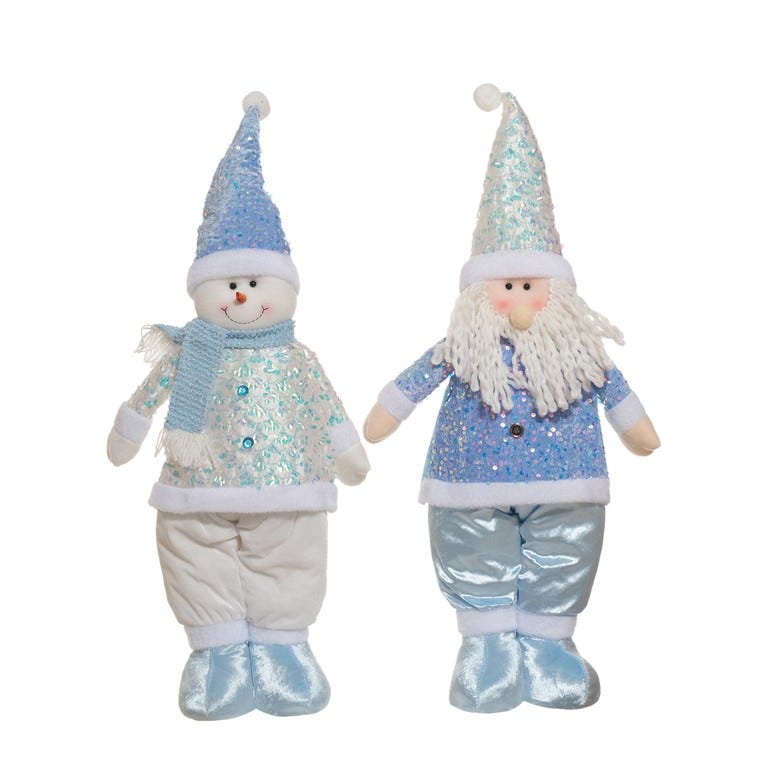 FIG. SANTA-H-NIEVE 64CM AZL-BLNC S2