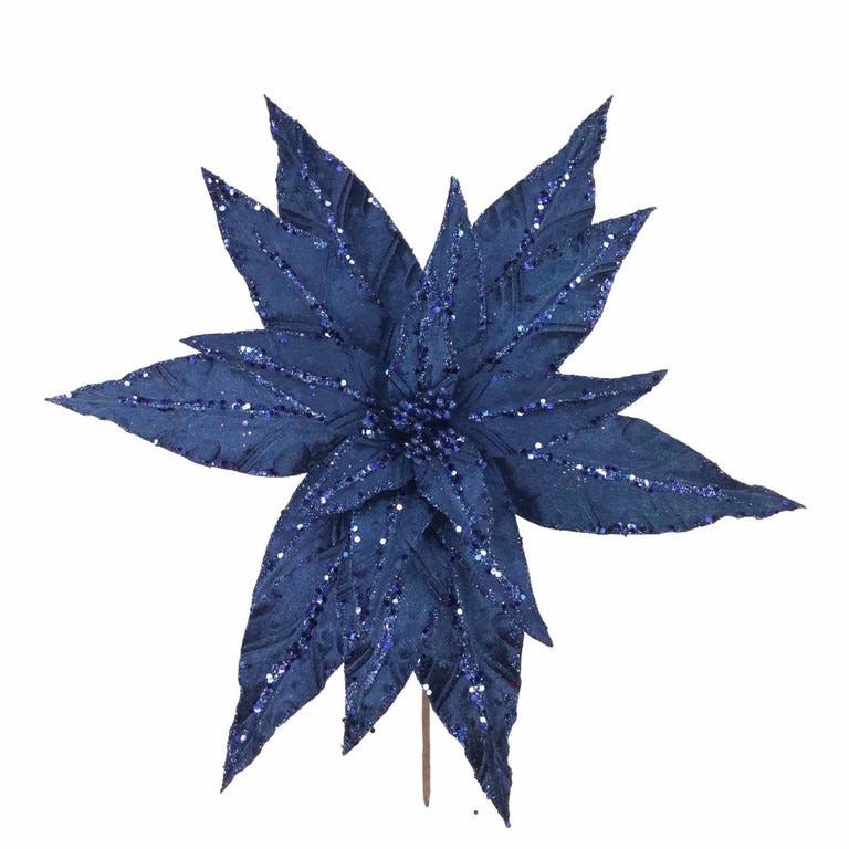 PONSETIA 42X30CM 18P AZUL