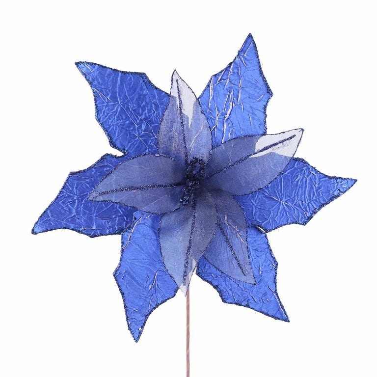 PONSETIA 32X50CM 11P AZUL