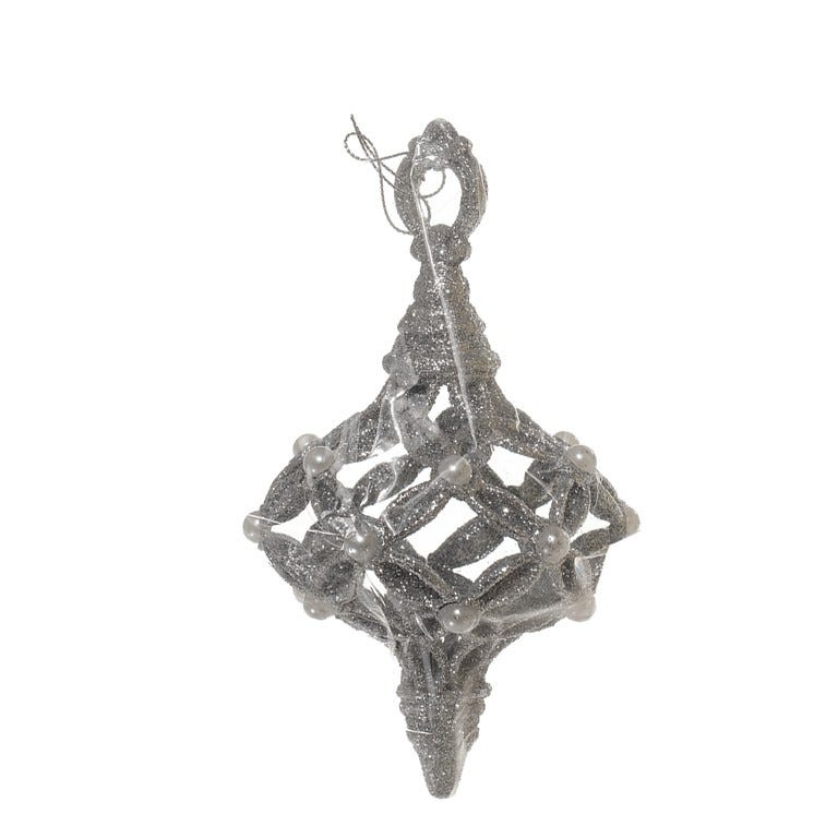 ORNAMENTO NAV 8.5X14.5CM PLATA