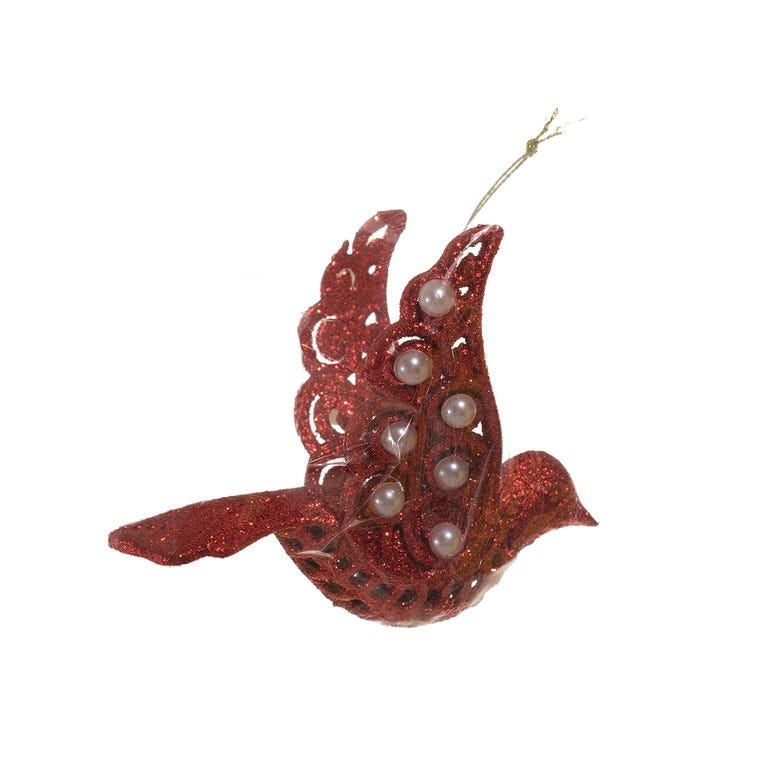 ORNA AVE 11.5X6.5X9CM ROJO