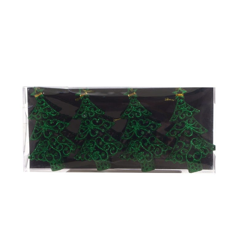 JGO 4 ORNA ARBOL 9X3X14.5CM VERDE