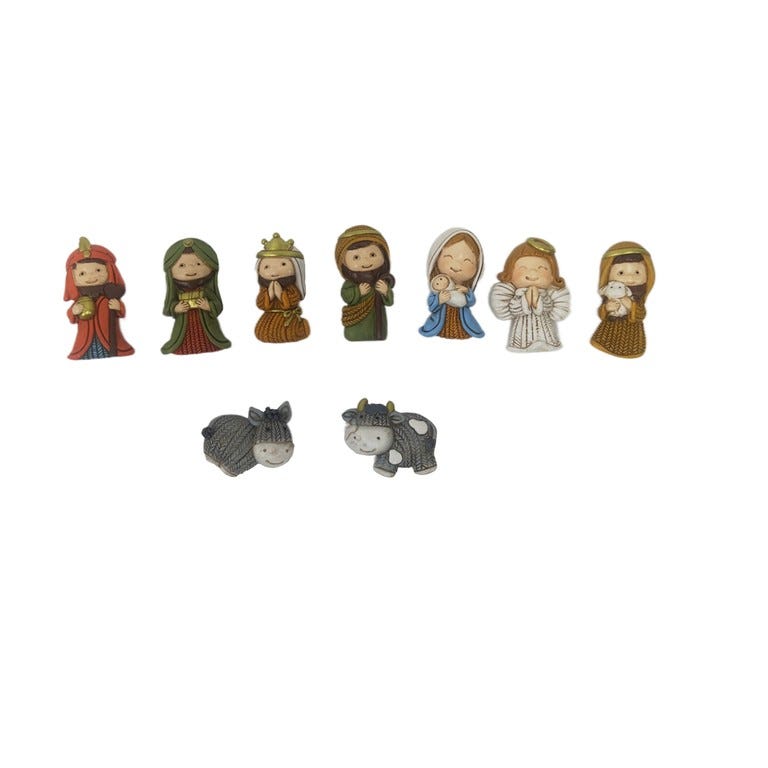 JGO 9PZA NACIMIENTO 5.3CM MULTICOL