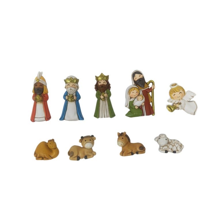 JGO 9PZA NACIMIENTO 6.9CM MULTICOL