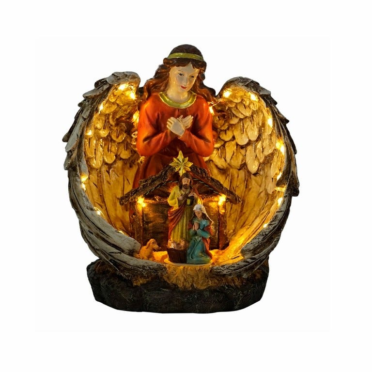 NACIMIENTO LED 24CM BAT-NO-INC