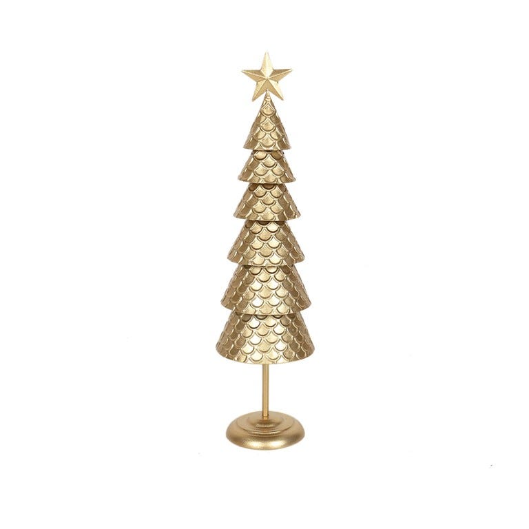 ADORNO ARBOL 15X57CM DORADO