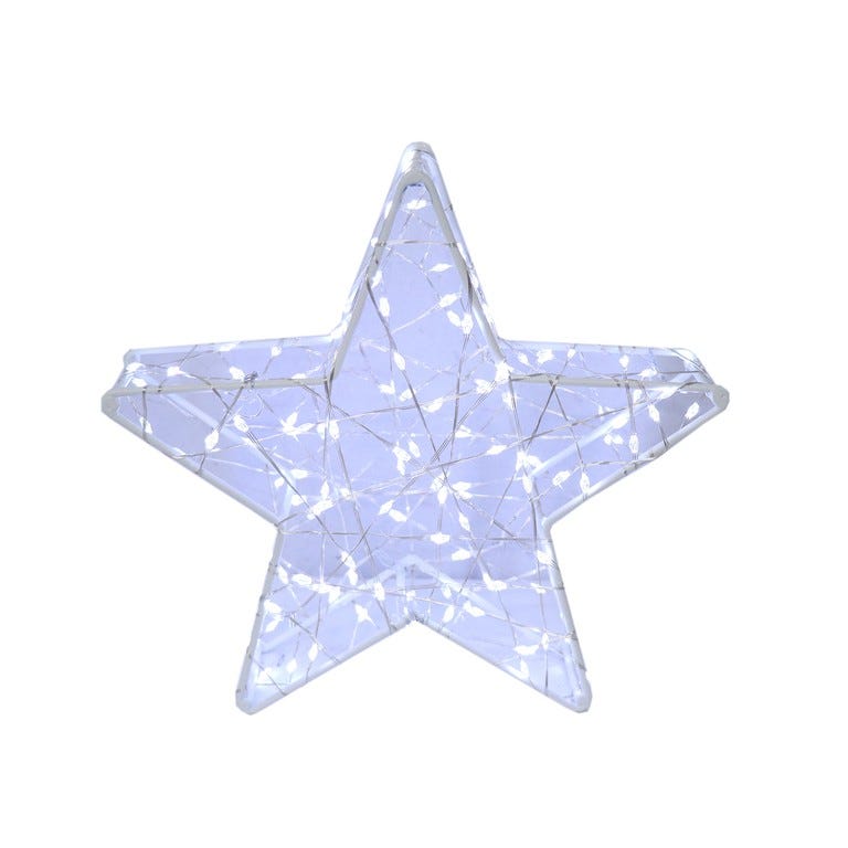 ESTRELLA LED 25X23X6CM PLTD BT-N-IN