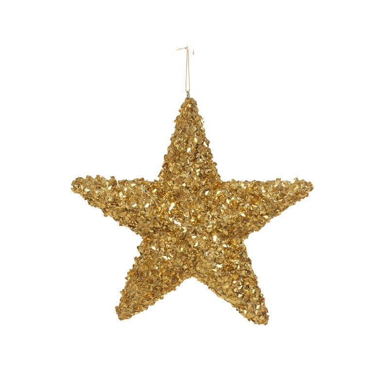ORNA ESTRELLA 23CM DORADO