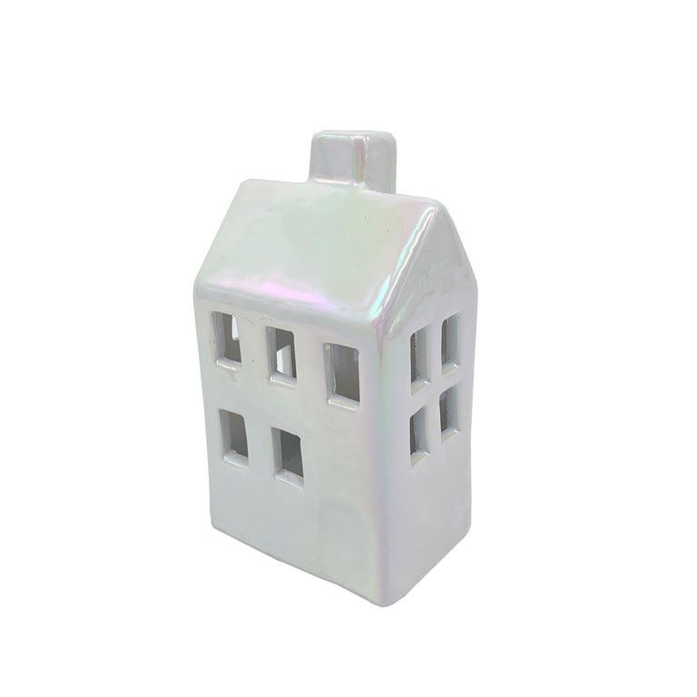 ADORNO CASA LED 11.5CM BLANCO