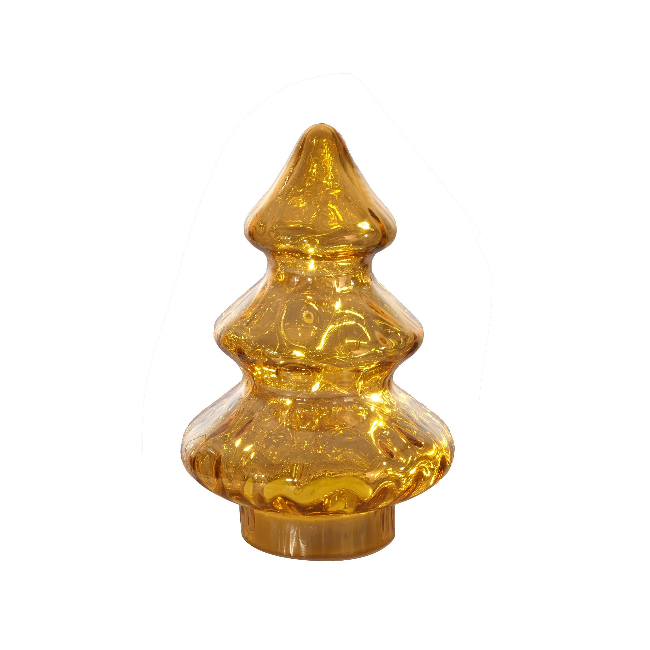 ARBOL 13.6X20.5X13.6CM CHAMPAÑA