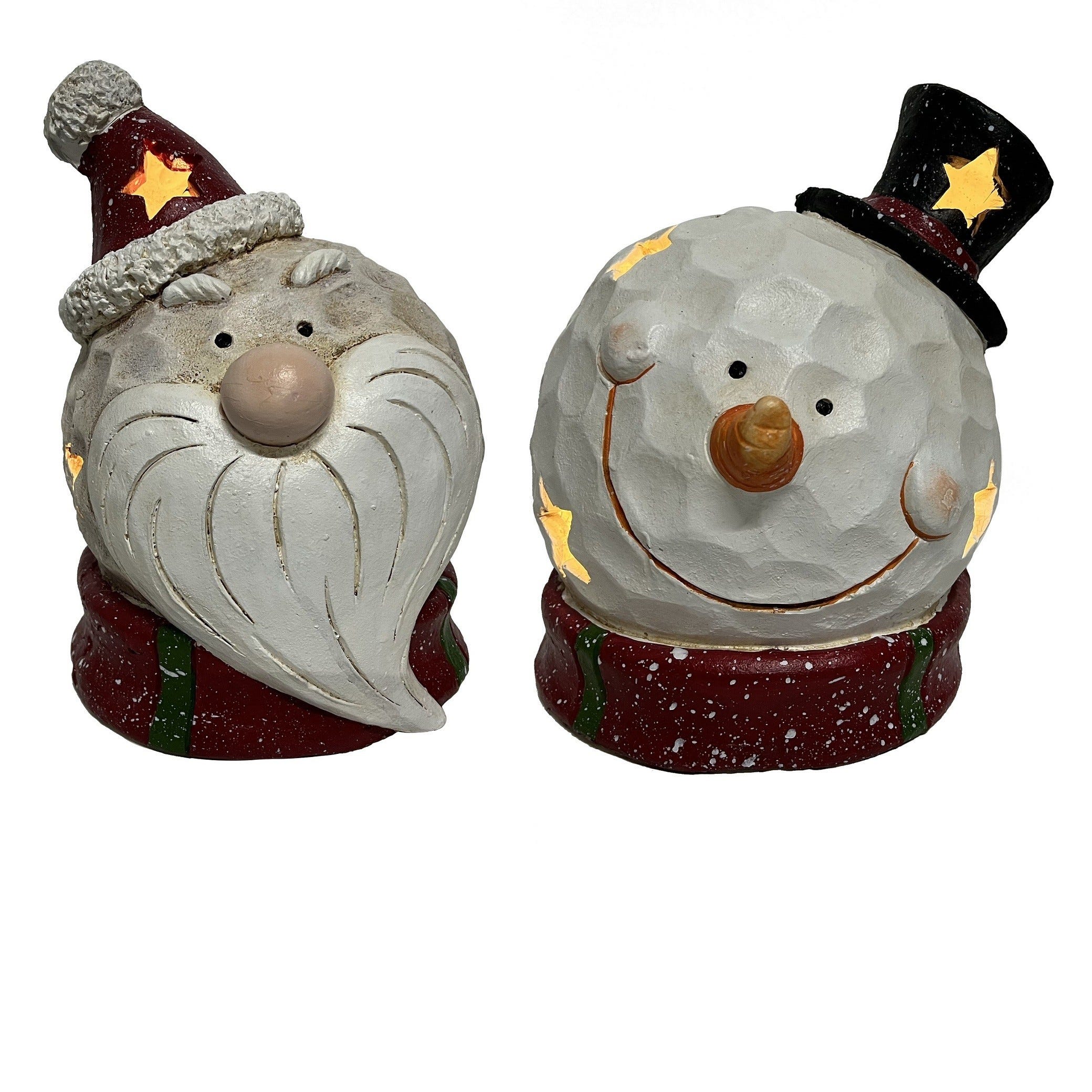 SANTA HDNIEVE LED SUR2 31CM BATNOIN