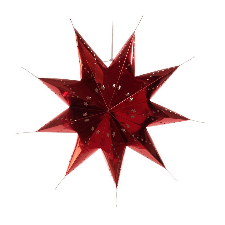 ESTRELLA 83CM ROJO
