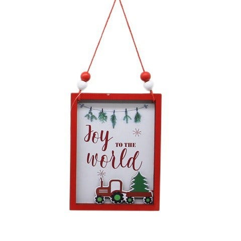 ORNAMENTO NAVIDENO 10X1.3X13CM