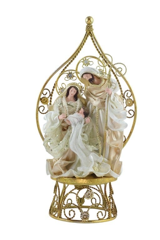 SDA FAMILIA EN GACEBO 45.1CM DO-BCO