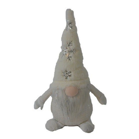 FIGURA GNOMO 14X40X19CM BLANCO
