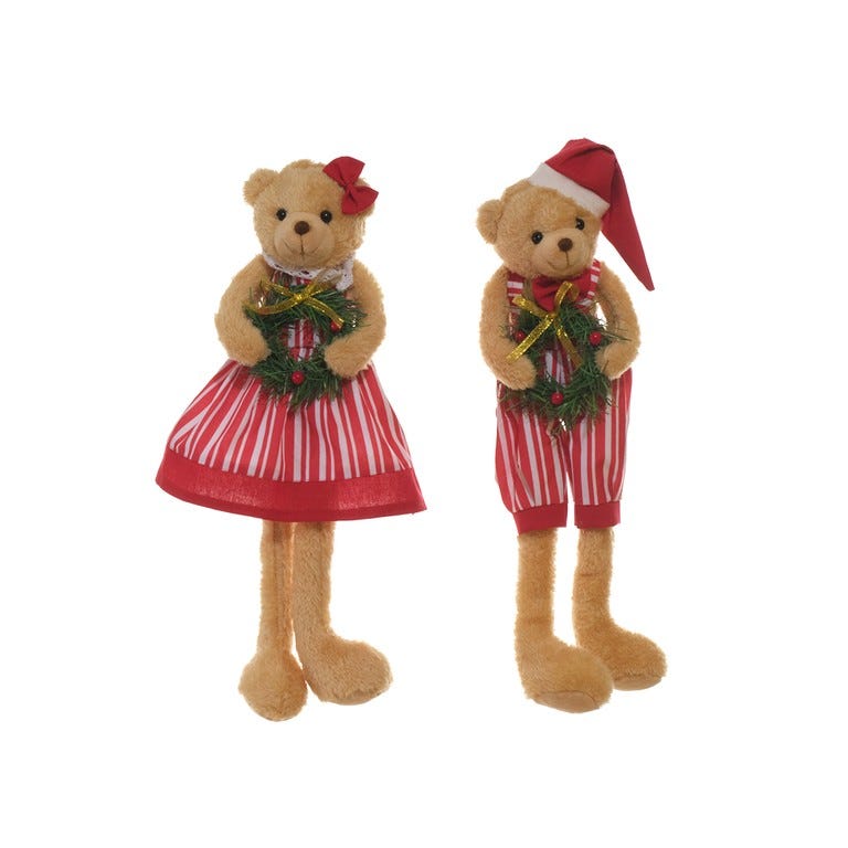 FIG. OSO 13X44CM S2 ROJO-BLANCO
