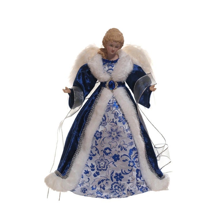 PUNTA D-ARBOL ANGEL 30CM AZ-BL
