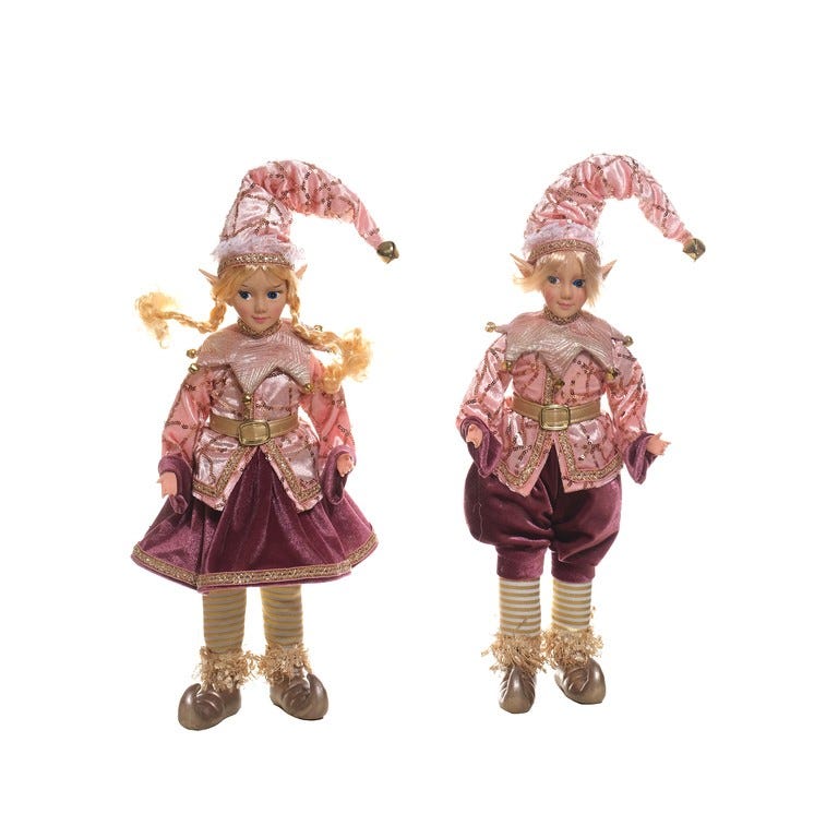 FIG ELFO 45CM ROSADO S2