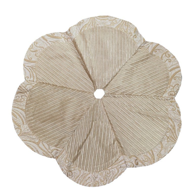 FALDA D-ARBOL 124CM DORADO