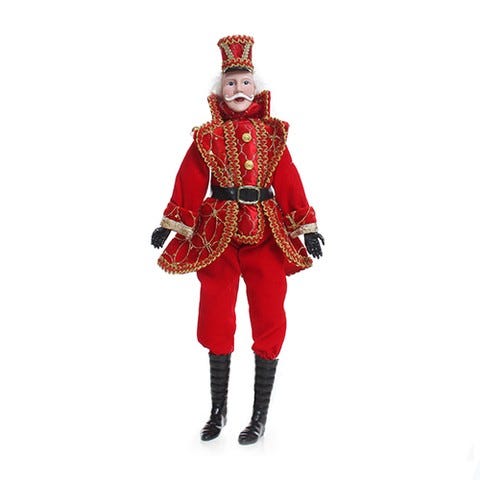 ORNAMENTO SOLDADO 18PLG ROJO/DORADO