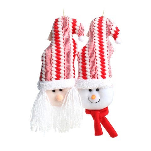 ORNAMENTO 28CM ROJO-BLANCO S-3