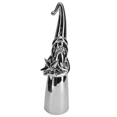 FIGURA NAVIDENA 27.8CM PLATEADO S-2