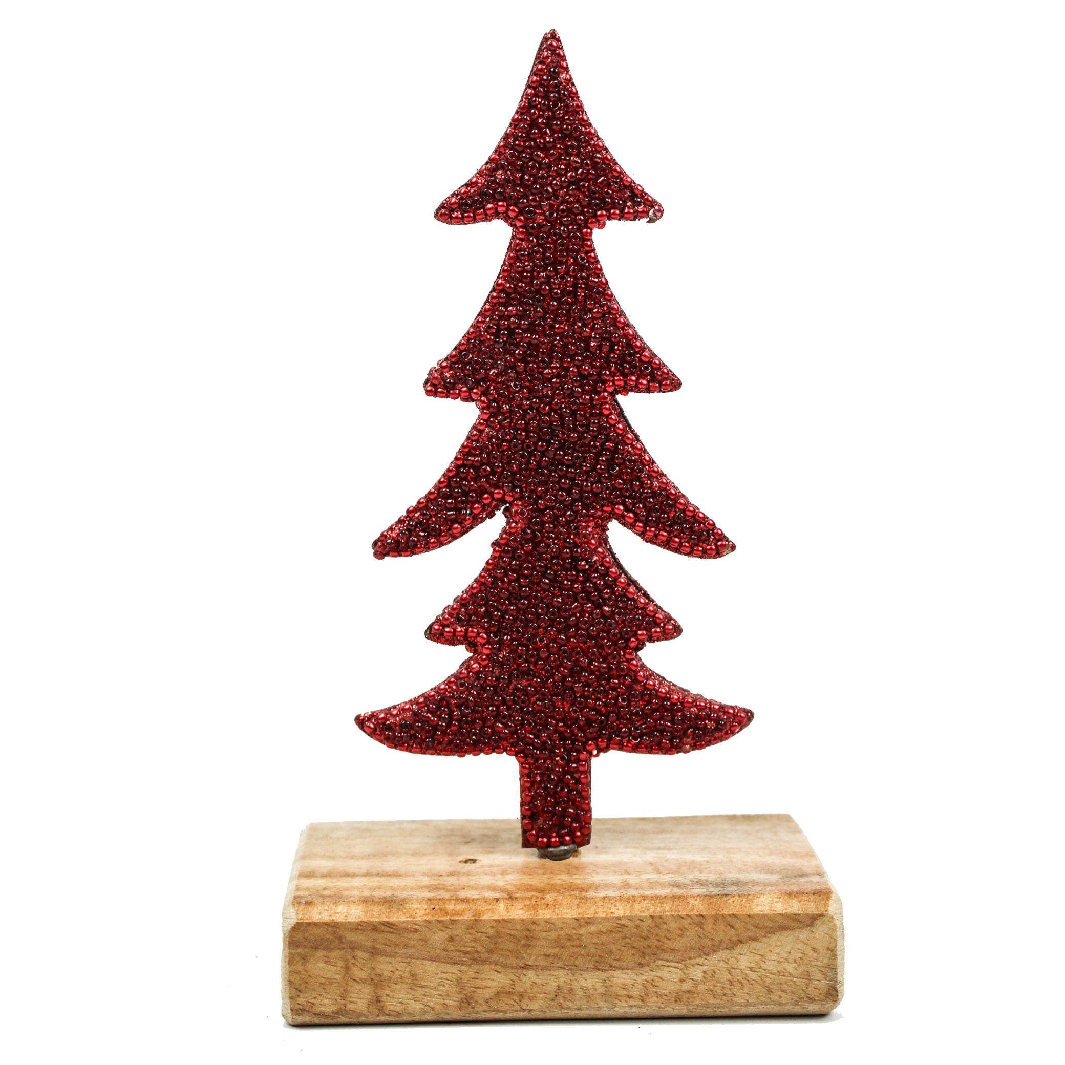 ADORNO MESA 10X6X18CM ROJO